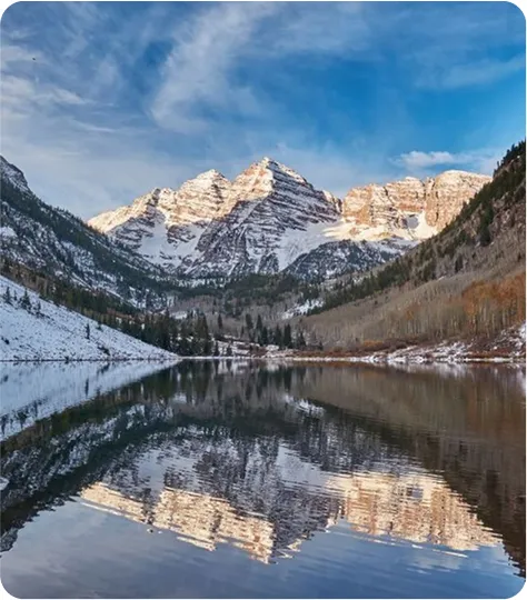 Aspen's postcard peaks, a short ride from downtown.